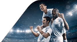 Jogadores comemorando